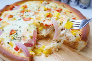 Chicken and Vegetable Pizza recipe