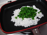 Spinach Fried Rice recipe