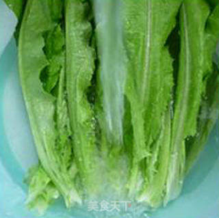 Shuang La Stir-fried Lettuce recipe