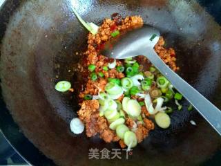 Steamed Eggplant with Minced Meat Sauce recipe