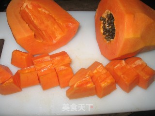 Papaya Snow Fungus recipe