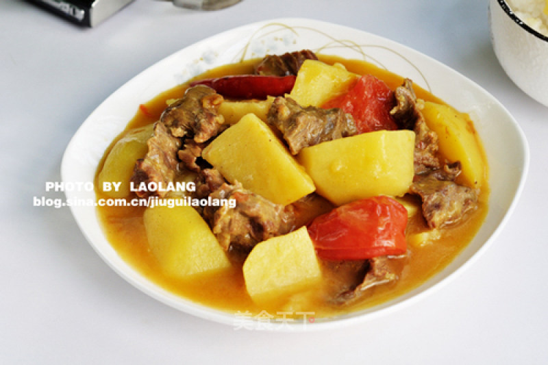 Curry Beef Potatoes recipe
