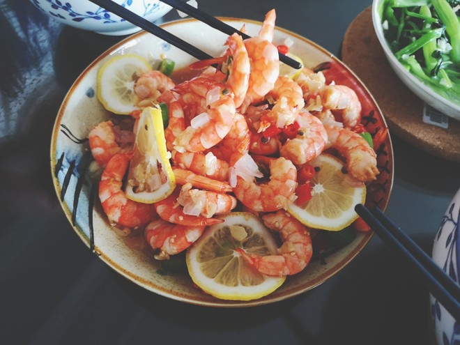 Low-fat Passion Fruit Lemon Shrimp, Non-greasy and Not Greasy, It is Wiped Out~ recipe
