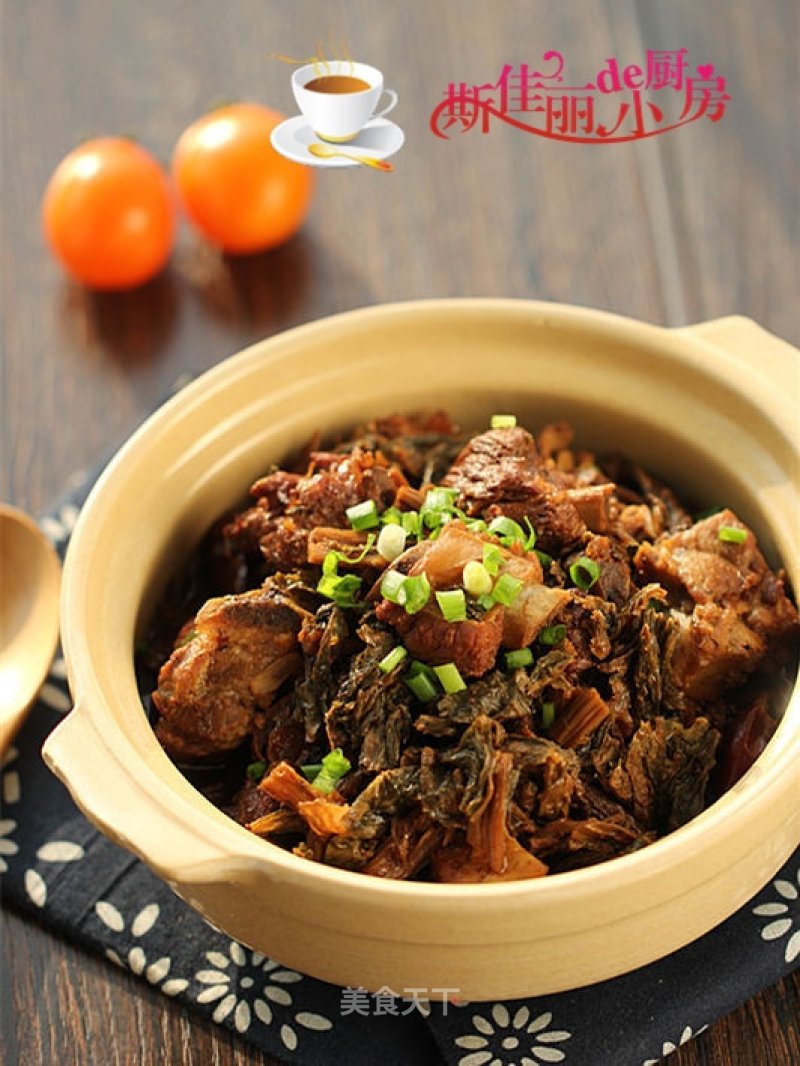 Grilled Pork Ribs with Plum Dried Vegetables recipe