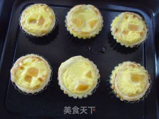 Yellow Peach Egg Tart (flying Cake Version) recipe