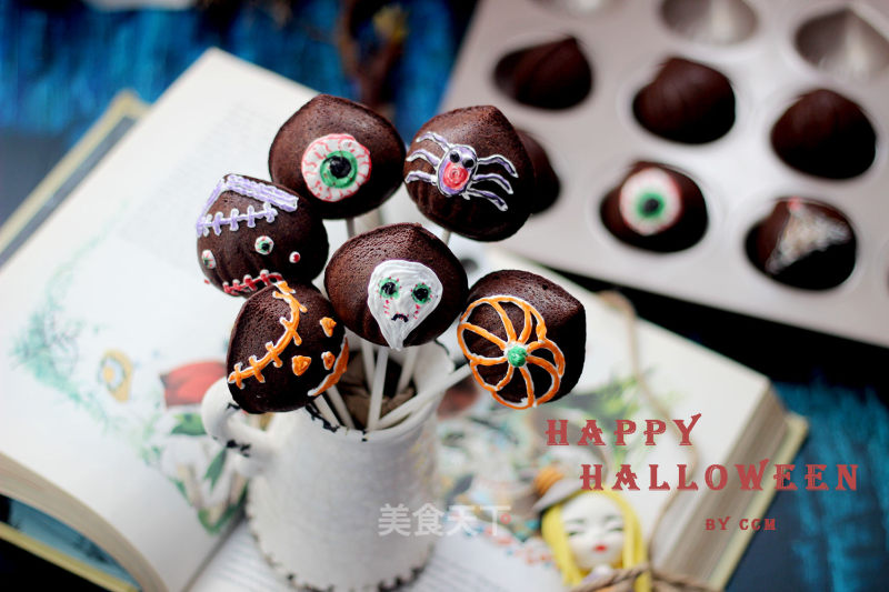 Halloween Chestnut Little Ghost Lollipop Cake recipe