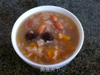 Pumpkin Candied Glutinous Rice Porridge recipe