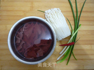 Scallion Pork Liver recipe