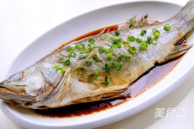 Microwave Steamed Sea Bass recipe