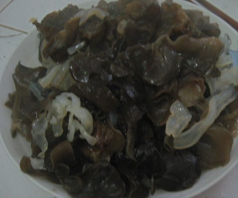 Jellyfish Mixed with Fungus recipe