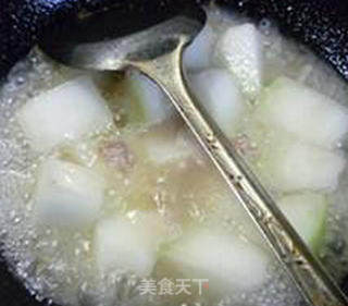 Winter Melon with Minced Meat recipe