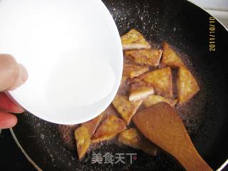 Braised Tofu with Crab Roe Sauce recipe