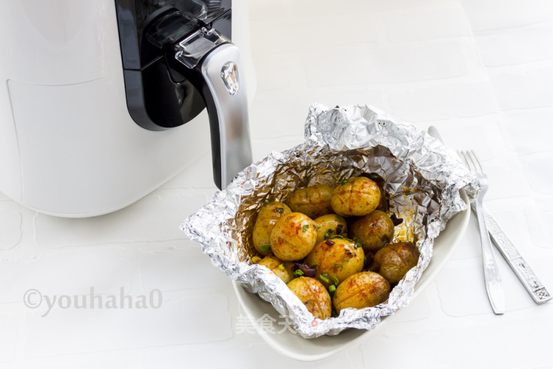 Roasted Mushroom and Baby Potatoes