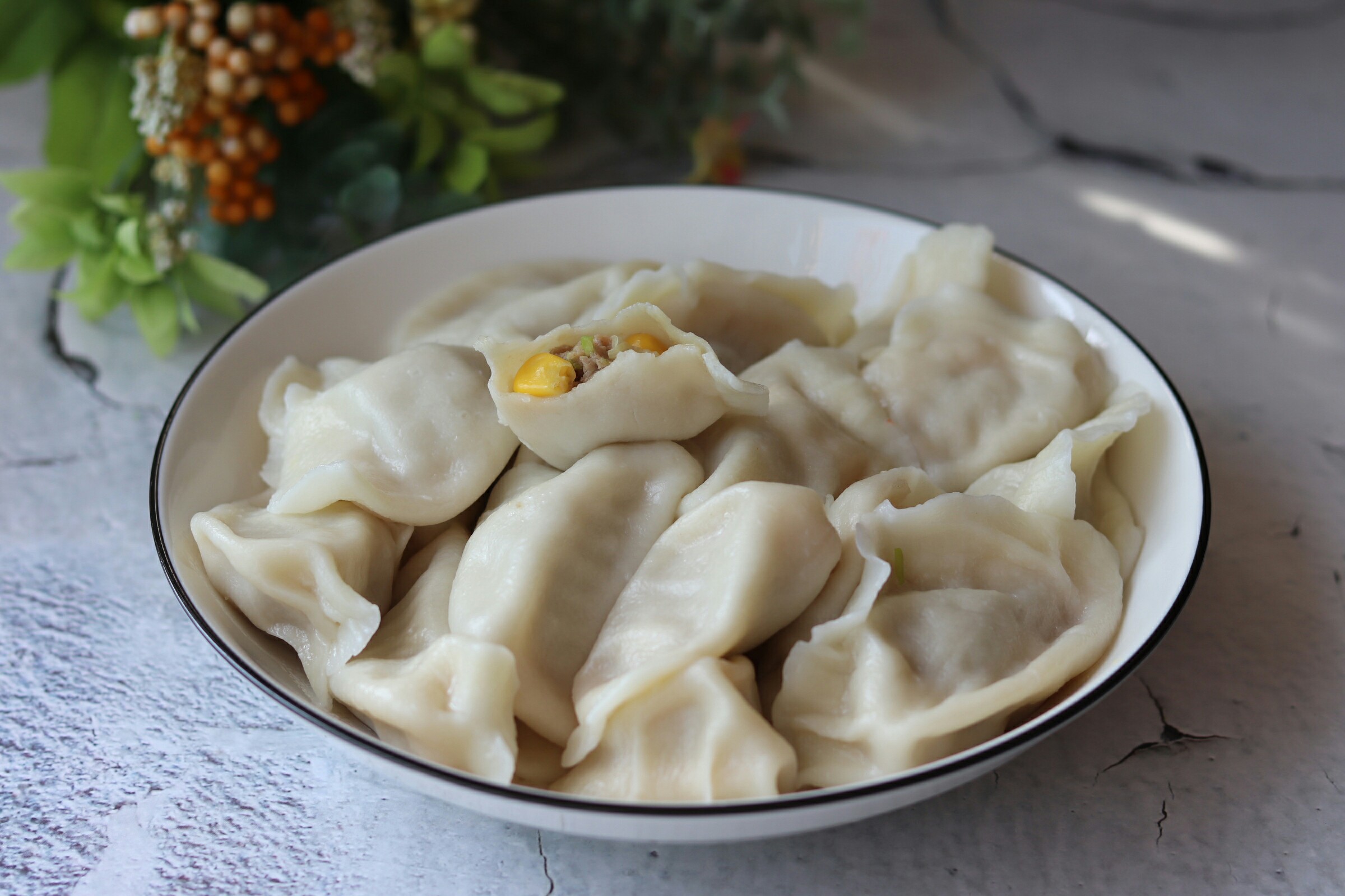 Fresh Meat Corn Dumplings recipe