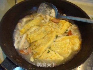One-pot Stew with Egg Dumplings recipe