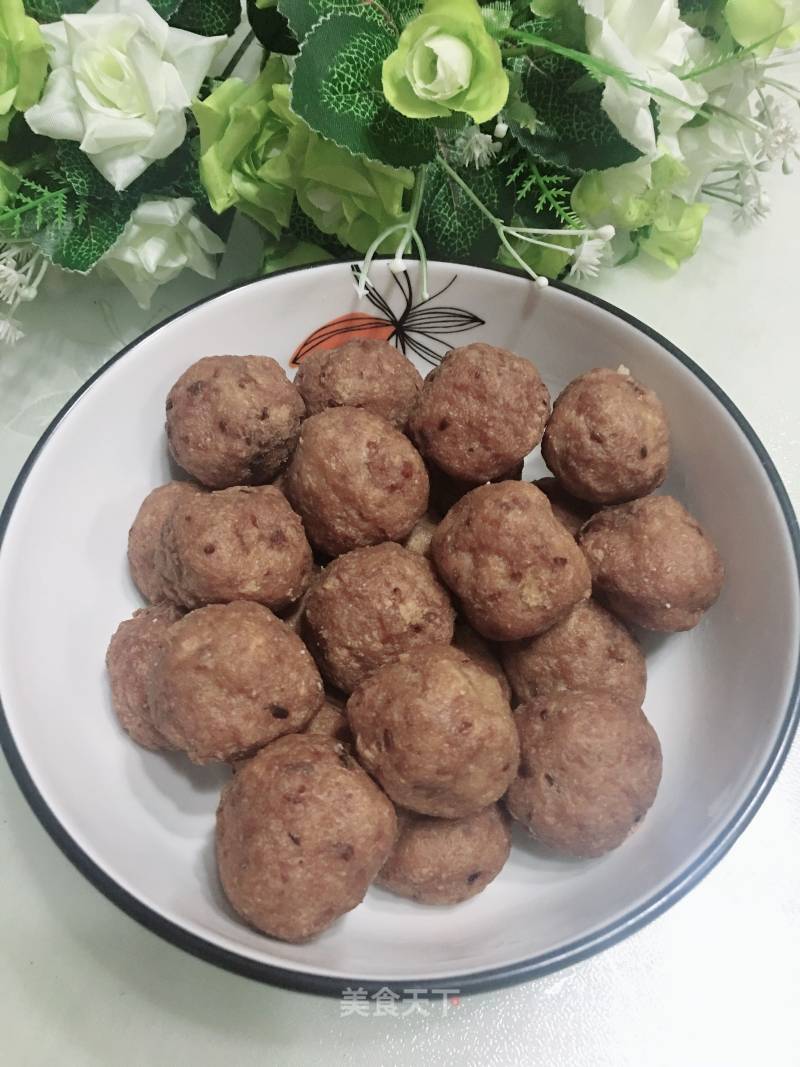 Fried Tofu Meatballs recipe