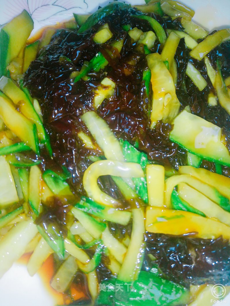 Cucumber Mixed with Seaweed recipe