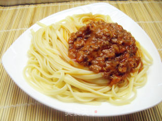 Black Pepper Beef Spaghetti Noodles recipe