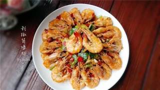 Stir Fried Shrimp with Chopped Chili Sauce recipe