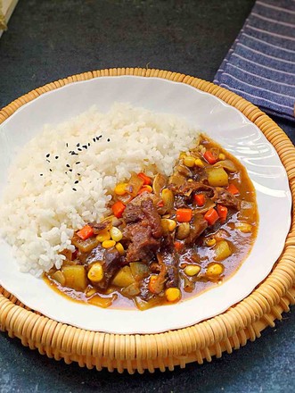 Curry Beef Brisket Rice