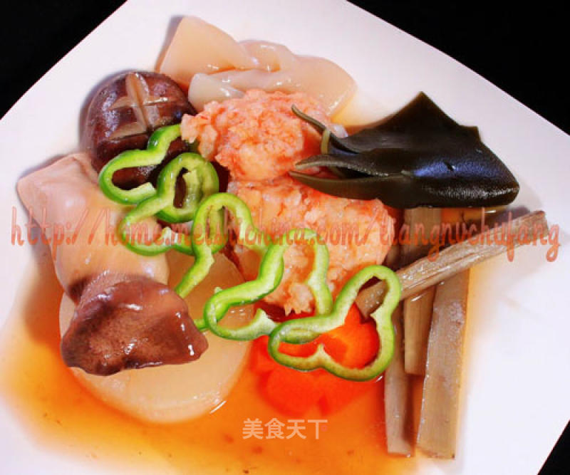 Kyo-style Mixed Vegetables Boiled (oden)