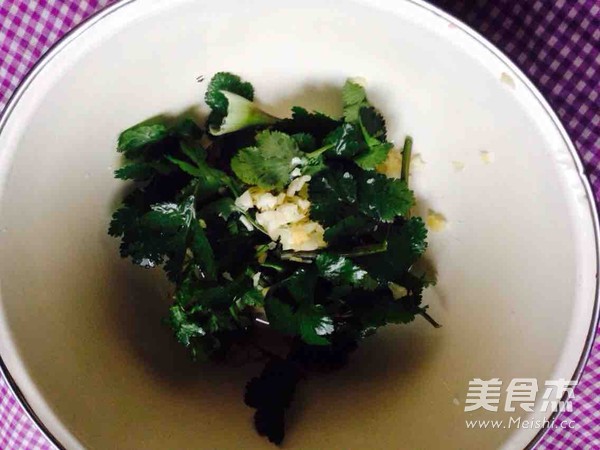 Dried Eggs in Cold Dressing recipe