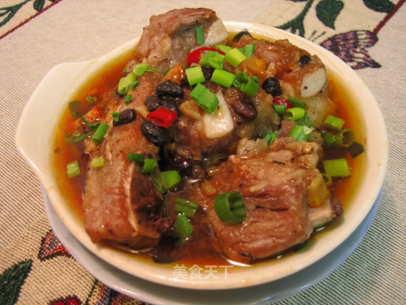 Cantonese Steamed Pork Ribs with Black Bean Sauce recipe