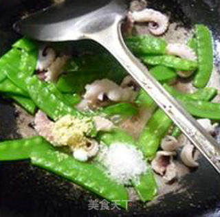 Snow Peas Fried in Hope recipe