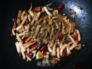 Spicy Squid Silk recipe