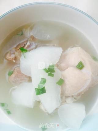 Radish Pork Ribs Soup recipe