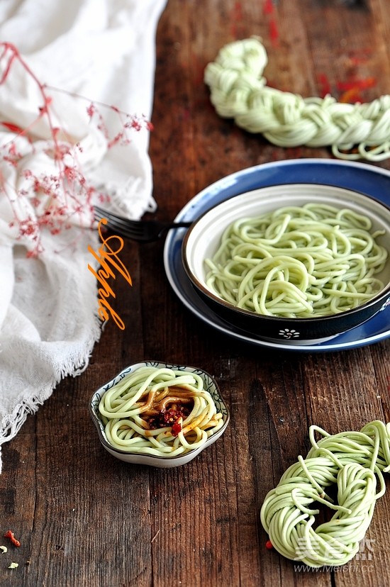 Green Noodles recipe