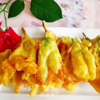 Fried Pumpkin Flowers recipe