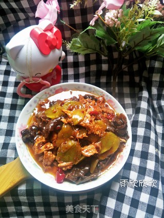 Stir-fried Pork with Lettuce recipe