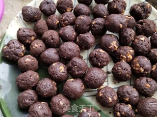 Chocolate Glutinous Rice Balls recipe