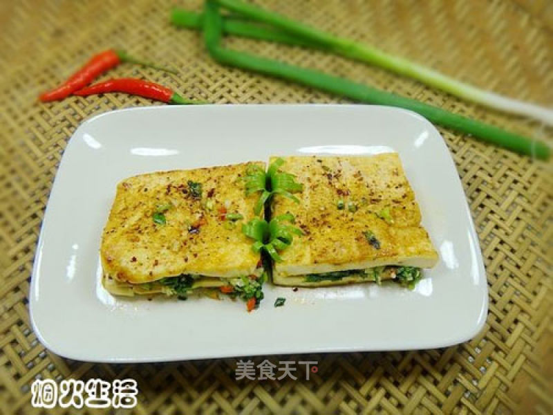 Baked Dai-flavored Tofu in Electric Baking Pan