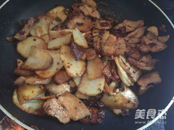 Potato Twice-cooked Pork recipe