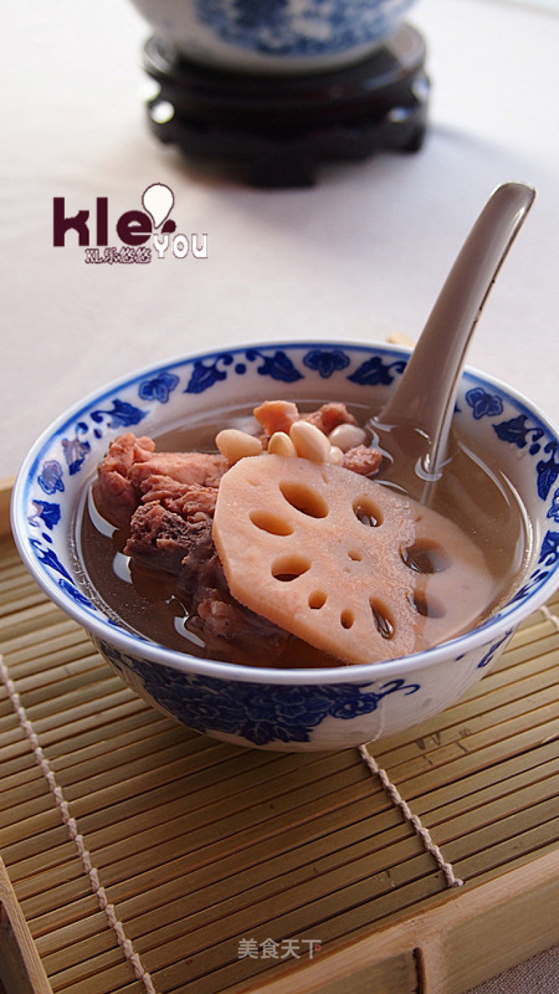 Lotus Root and Peanut Keel in Pot recipe
