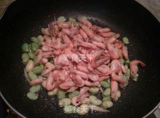 Fried River Prawns with Beans recipe