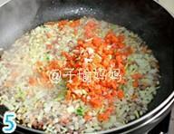 Carrot and Green Cabbage Rice Roll recipe