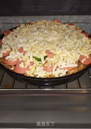 Instant Noodle Pizza recipe