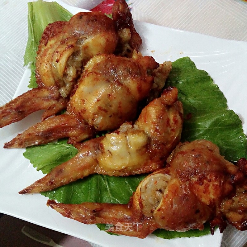 Super Super Delicious Chicken Wings Glutinous Rice recipe
