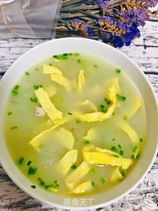 Winter Melon Egg Skin Soup recipe