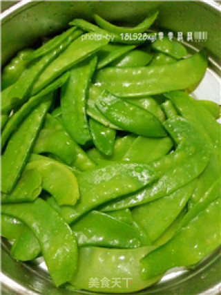 Garlic Snow Peas recipe