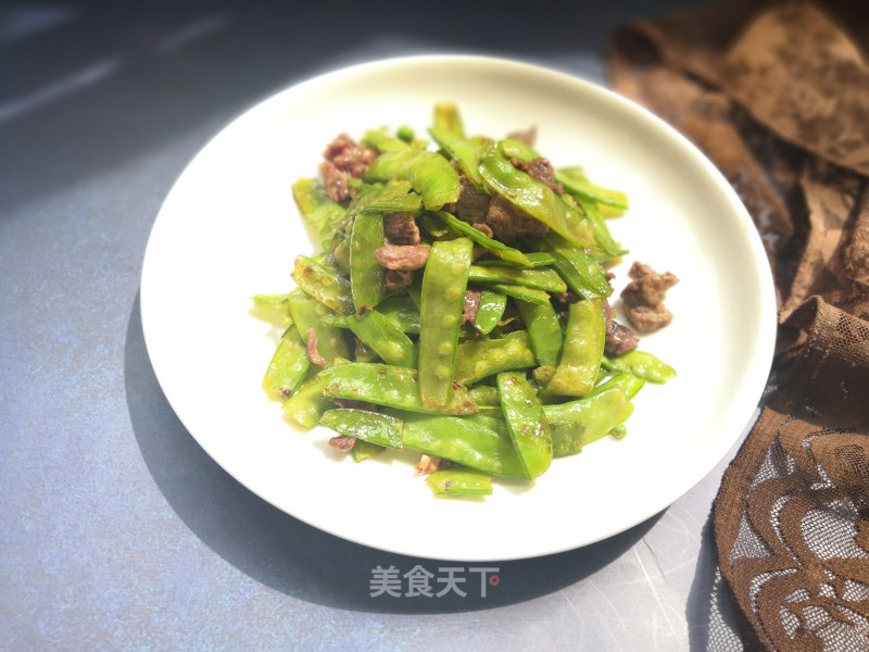 Fried Beef with Snow Pea recipe
