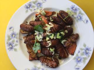 Salt and Pepper Silkworm Pupa recipe