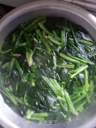Spinach with Tahini Sauce recipe