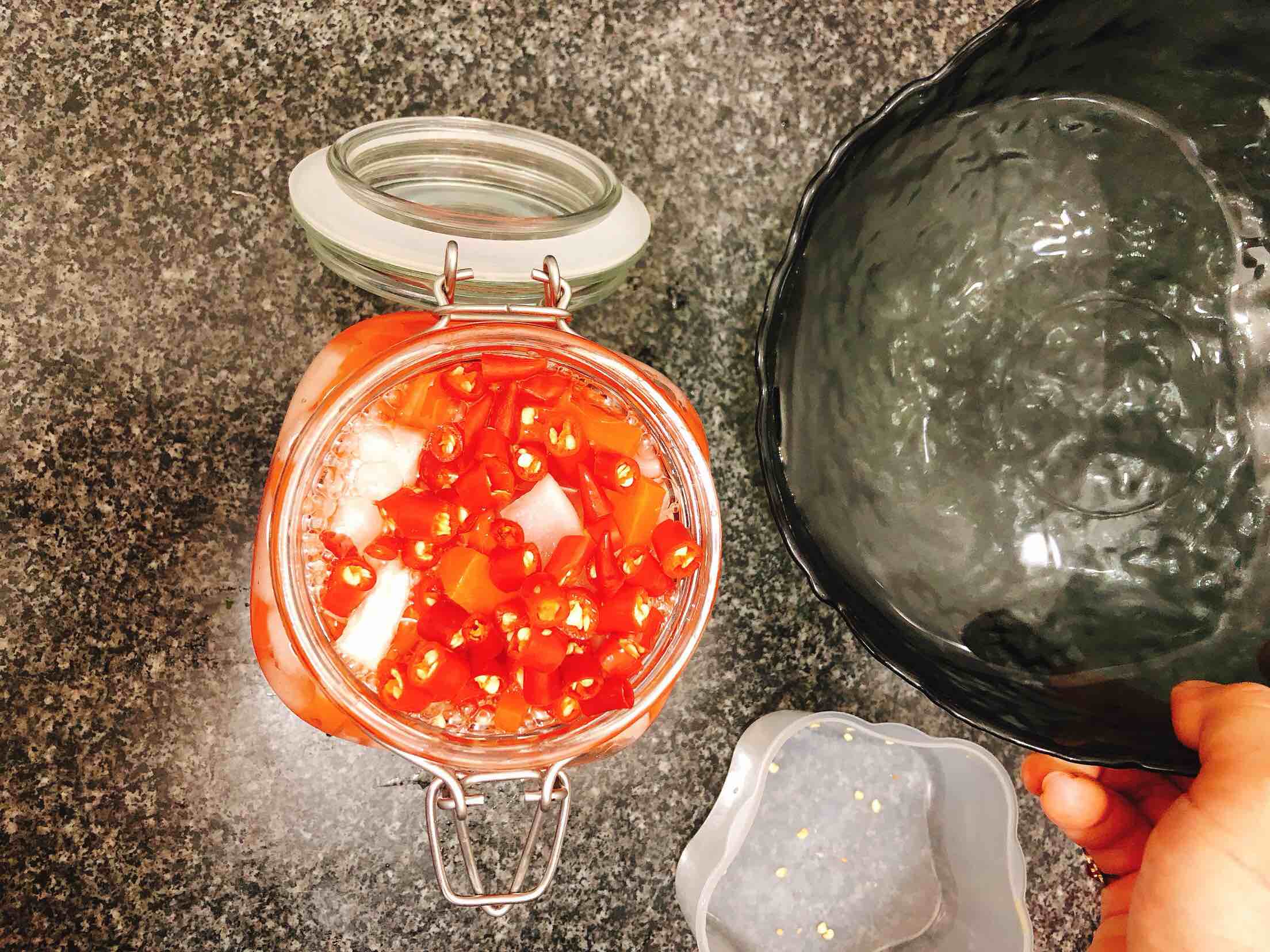 Hot and Sour Radish Kimchi recipe