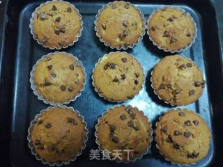 #炉美食# Banana Chocolate Muffins recipe