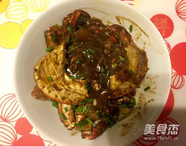 Singapore Black Pepper Crab recipe