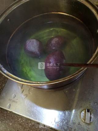 Milky Purple Sweet Potato Bean Paste recipe